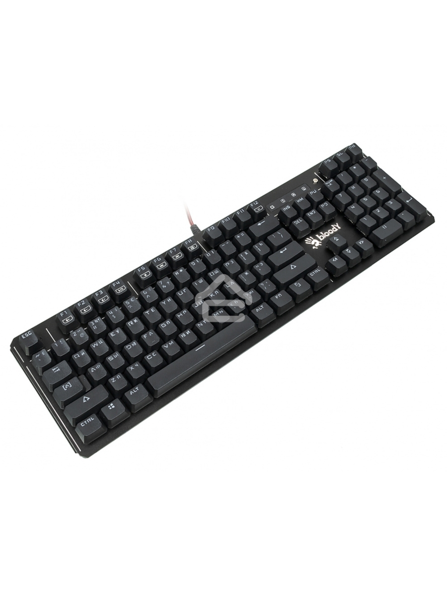 Клавиатура A4 B975 механическая черный USB Gamer LED (подставка для запястий)