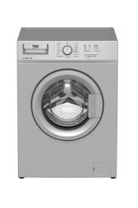 Стиральная машина Beko WRE 65P1 BSS серебристый, загрузка фронтальная 6 кг, 1000 об/мин., класс: А