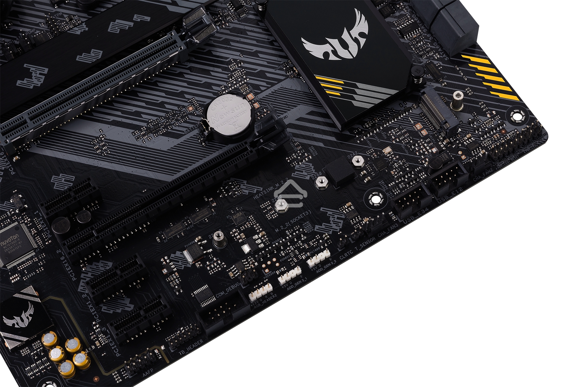 Материнская плата ASUS TUF GAMING B550-PLUS WIFI II, AM4, AMD B550, 4xDDR4, 6xSATA, 2xM.2, 1xPCI-E 3.0 x16, 1xPCI-E 4.0 x16, 3xPCI-E x1, 1xDP, 1xHDMI, 1x 2.5Gb LAN, 2xUSB-A 3.2 Gen 1, 1xUSB-A 3.2 Gen 2, 1xUSB-C 3.2 Gen 2, 3x3.5 мм, 7.1, ATX