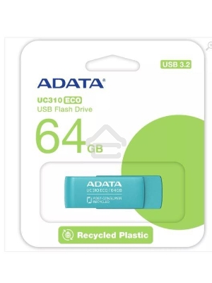 Флеш диск ADATA USB3 64GB GREEN UC310E-64G-RGN