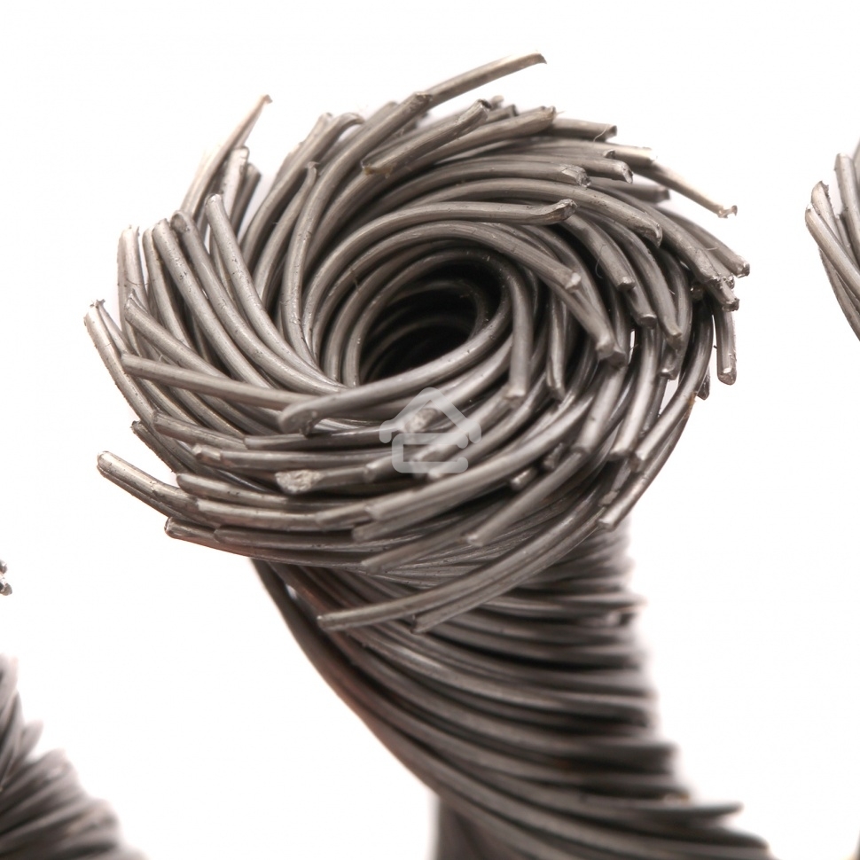 Щетка для УШМ Denzel 125 мм, М14, тарелка, крученая нержавеющая проволока 0,5 мм