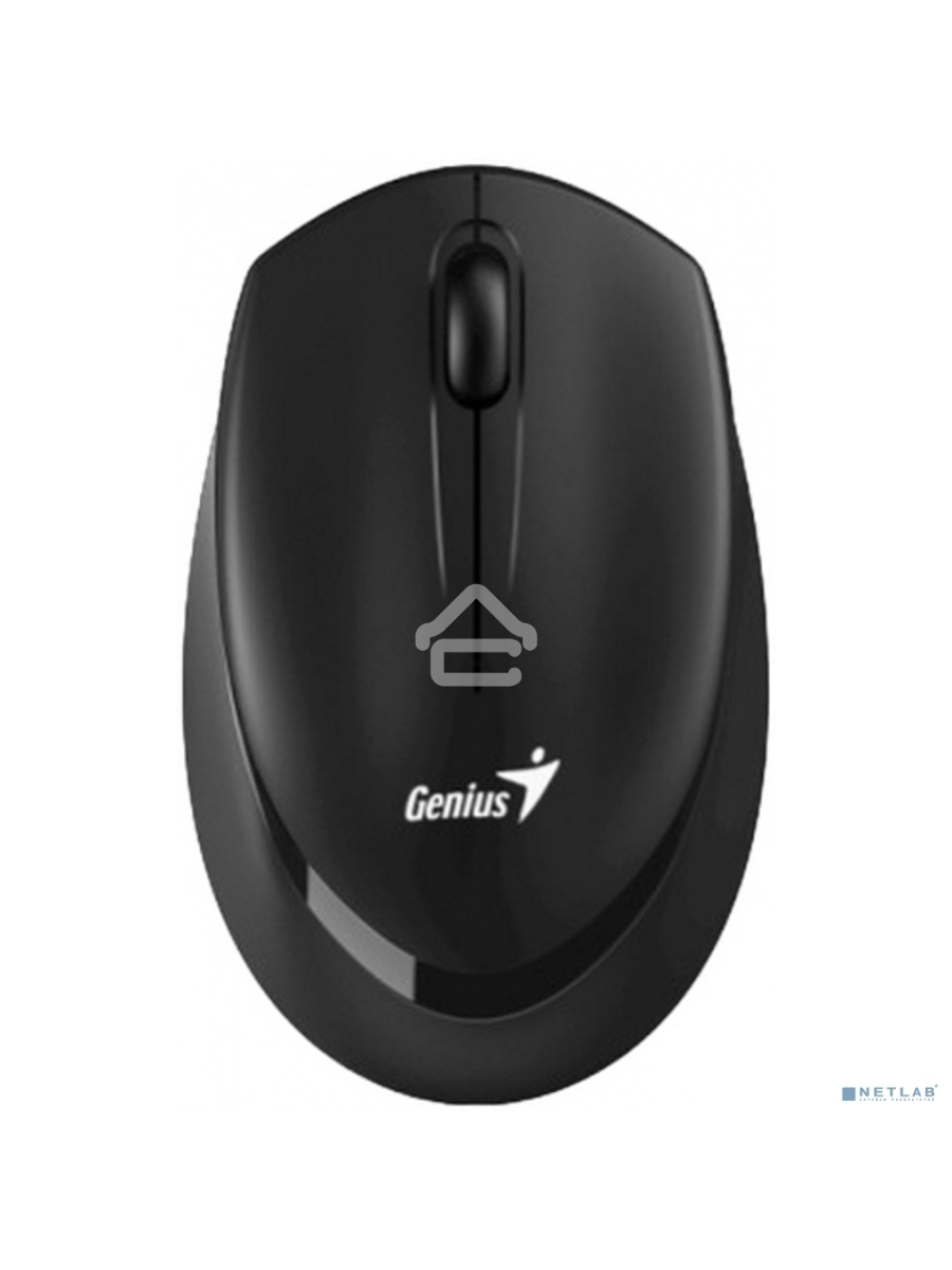 Мышь беспроводная Genius NX-7009 черный, 1200 dpi, радиоканал, USB, кнопки - 3