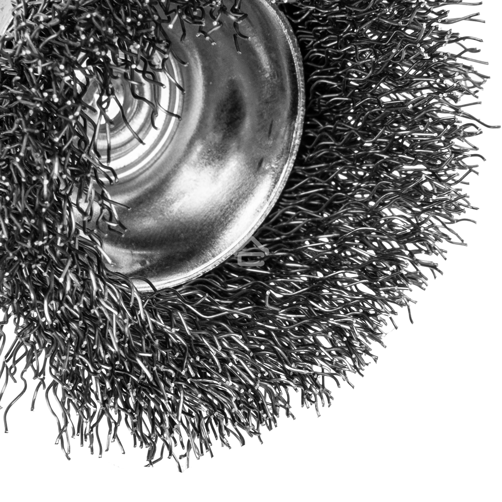 Набор щеток для дрели, 2 Плоские 50-75мм, 3 Чашки 25-50-75мм, шпилька, нерж.вит. проволока Denzel