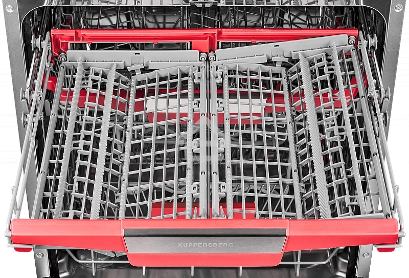 Встраиваемая посудомоечная машина Kuppersberg GLM 6075, серебристый, 59.8 см, 14 компл., 44 дБ, класс A++