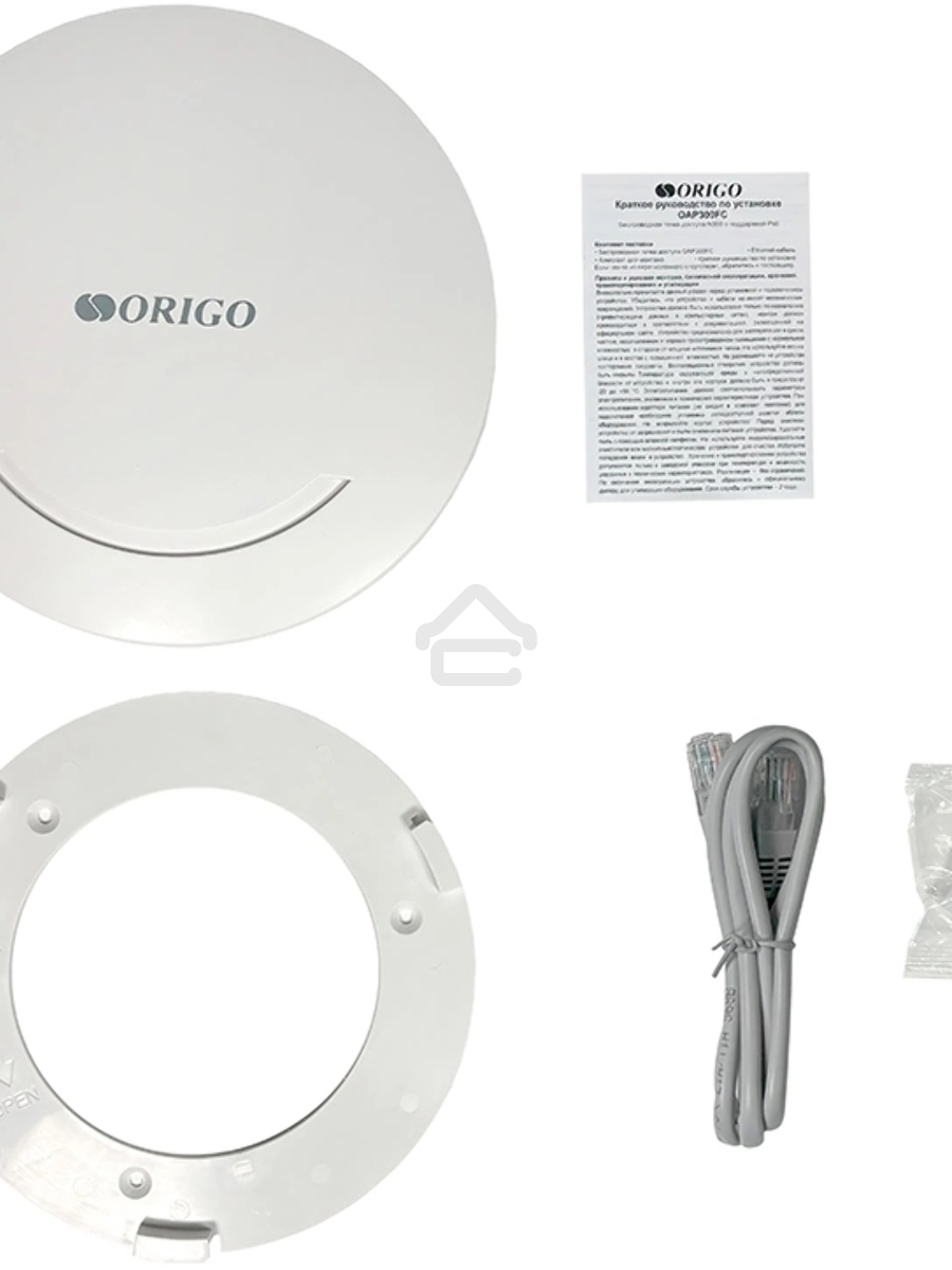 Точка доступа Origo OAP300FC (OAP300FC/A1A) N300 10/100BASE-TX белый