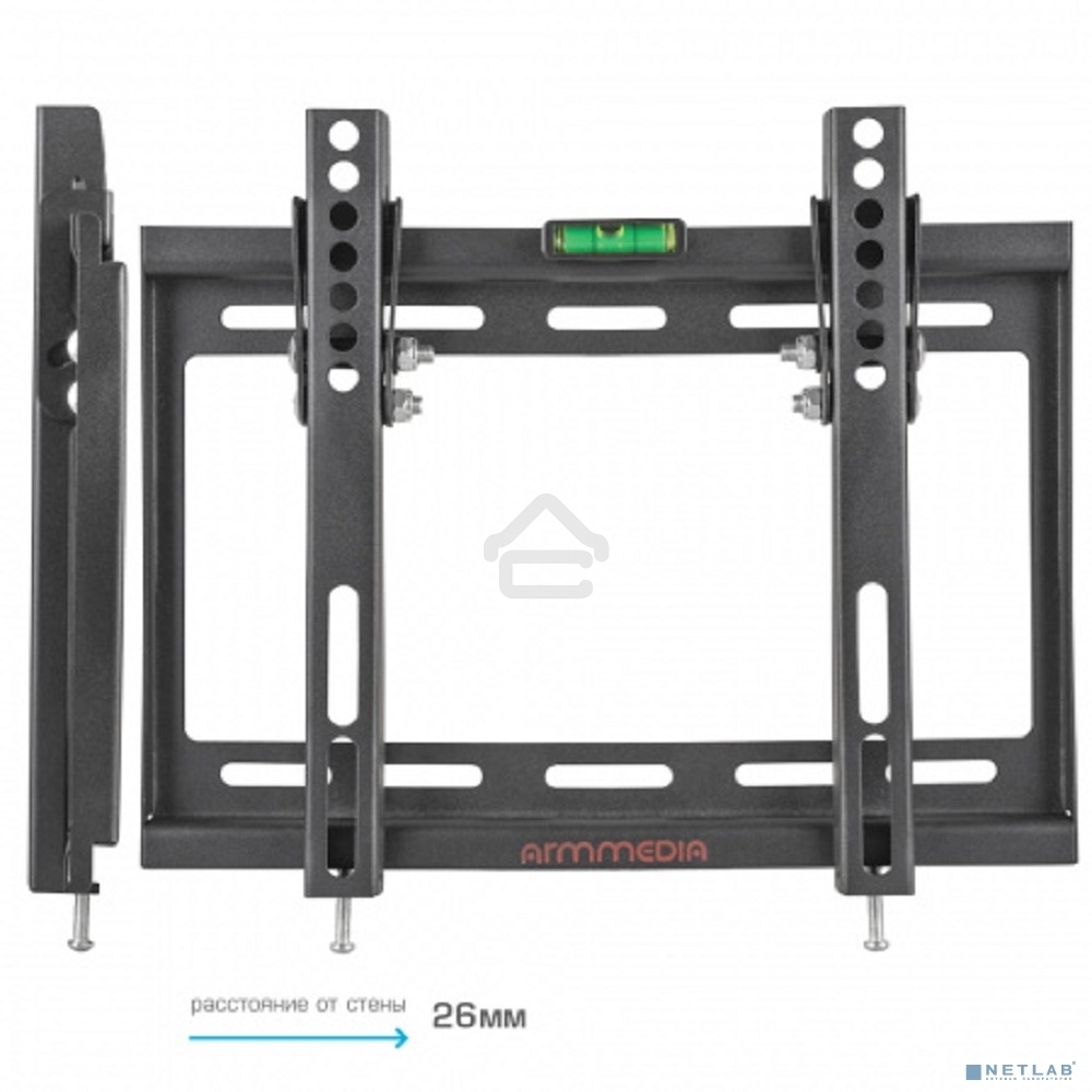 Кронштейн для телевизора Arm Media STEEL-6 черный, 15