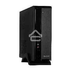 Компьютерный корпус MiniITX ExeGate MI-207 Black, miniITX/mATX, (без БП), 2*USB, Audio