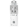Кабель Qumo MFI, Type-С -Apple 8 pin, 1м, Type-C, 5В, 2,4А, 12W, нейлоновая оплетка, металлический коннектор, серебро