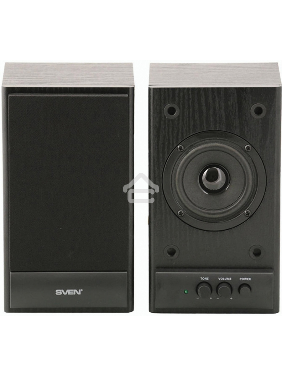 Колонки Sven SPS-607 2.0 черный 6Вт