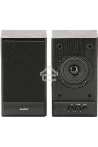 Колонки Sven SPS-607 2.0 черный 6Вт