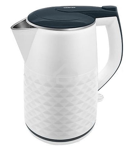 Чайник Centek CT-0025 (White) металл 1.8л, 1800W, двойные стенки, кнопка вкл. на ручке
