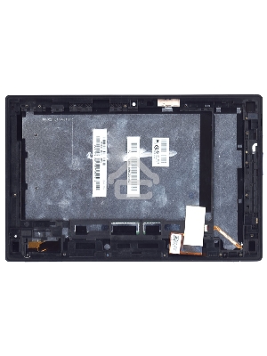 Модуль (матрица + тачскрин) для Sony Xperia Tablet Z черный с рамкой