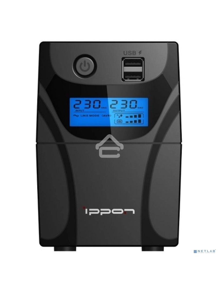 Источник бесперебойного питания Ippon Back Power Pro II 800 480Вт 800ВА черный