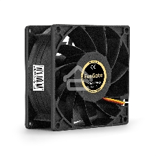 Вентилятор для корпуса ExeGate EX09238S3P-24 черный, 92 мм, 4500 об/мин, 48.3 дБ, 3 pin