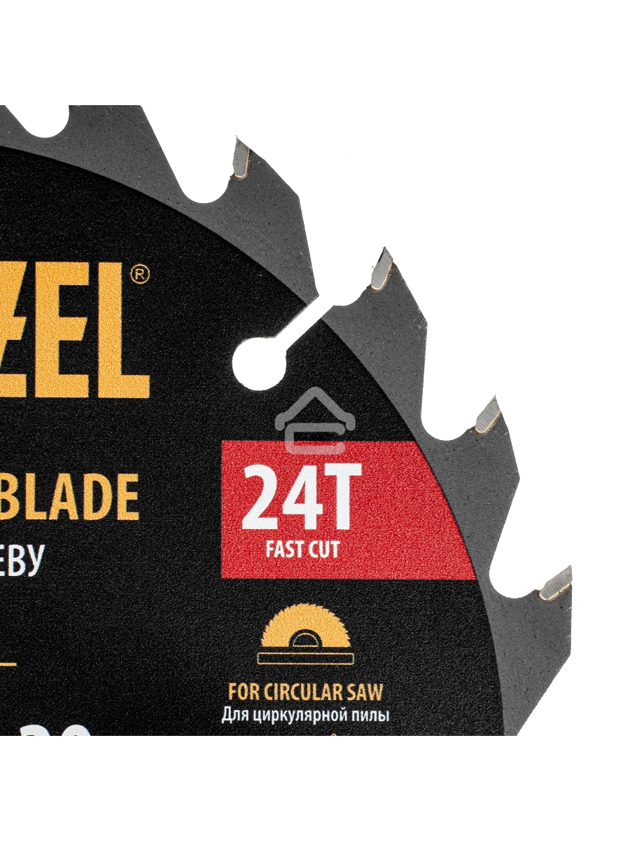 Пильный диск по дереву Denzel ф160 х 20 мм, 24 зубьев 733047