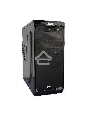 Компьютерный корпус Miditower Exegate UN-604 Black, ATX, <UN500, 120mm> 2*USB+2*USB3.0, Audio