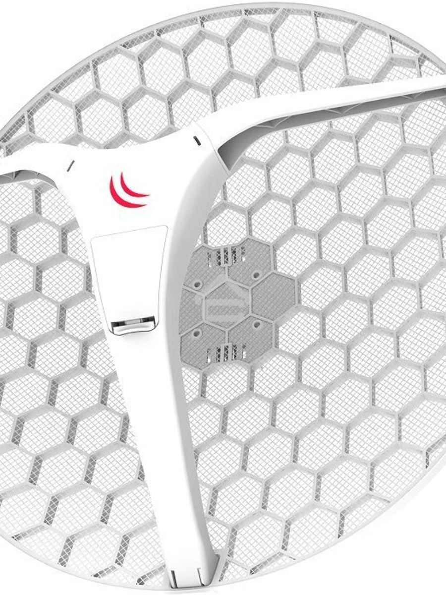 Точка доступа MikroTik Pack of 4x LHG XL 5 ac with 27dBi 5GHz antenna, Dual Chain 802.11ac wireless, 716MHz CPU, 256MB RAM, 1x Gigabit LAN, POE, PSU, RouterOS L3
