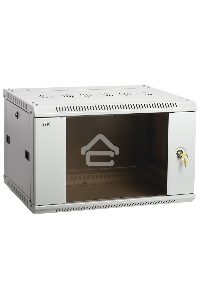 Шкаф ITK LINEA W 9U 600x600 мм дверь стекло, RAL7035