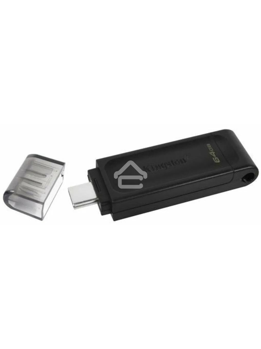 Флеш диск Kingston 64Gb DataTraveler DT70 <DT70/64GB>, USB-C 3.2 Gen 1