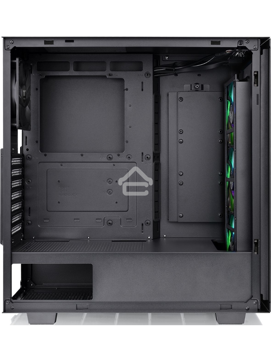 Компьютерный корпус Thermaltake V350 TG ARGB AIR черный без БП ATX 2x120mm 2x140mm 2xUSB2.0 1xUSB3.0 audio bott PSU