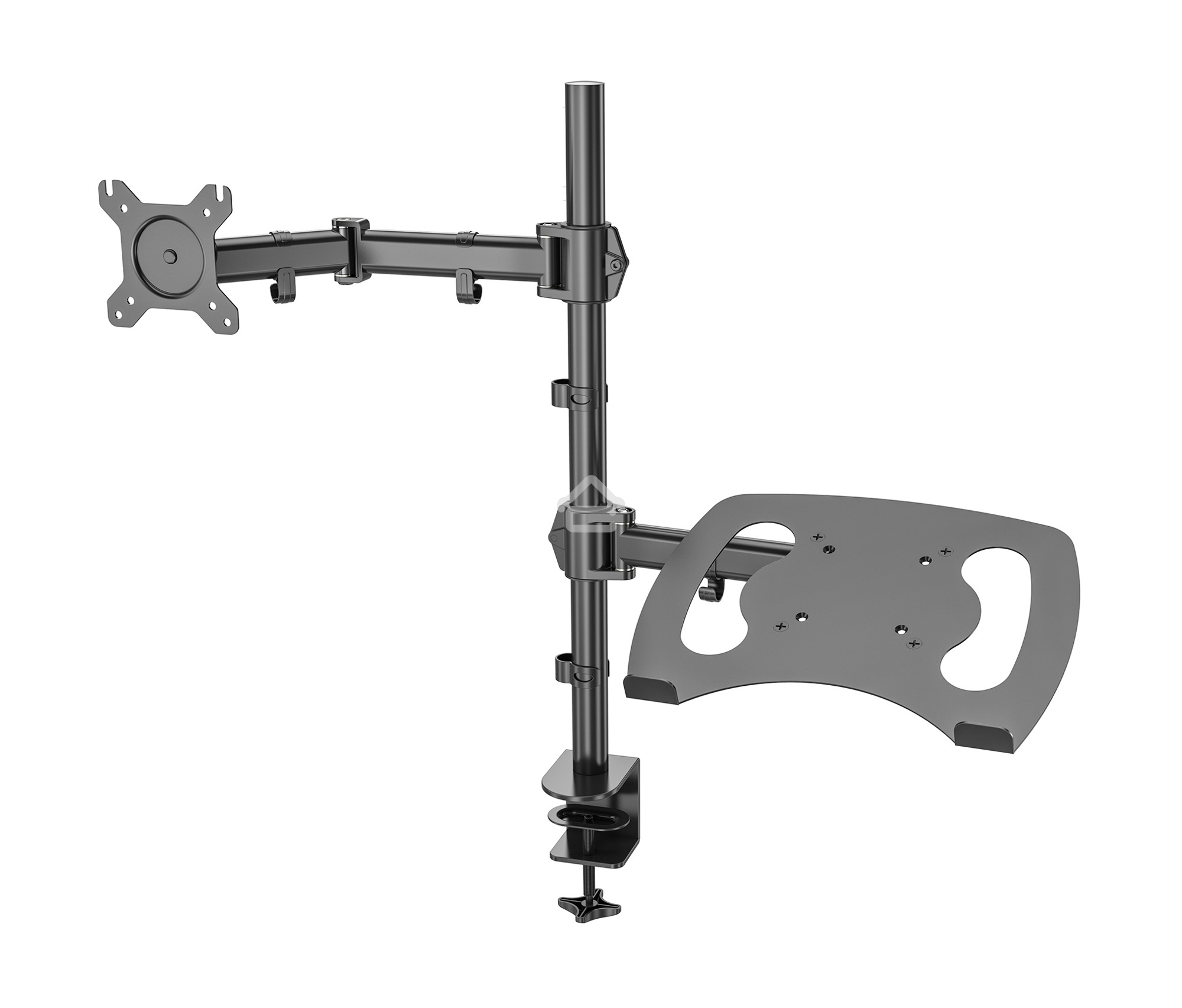 Кронштейн для монитора/ноутбука Cactus CS-VM-LH07-BK черный, 13