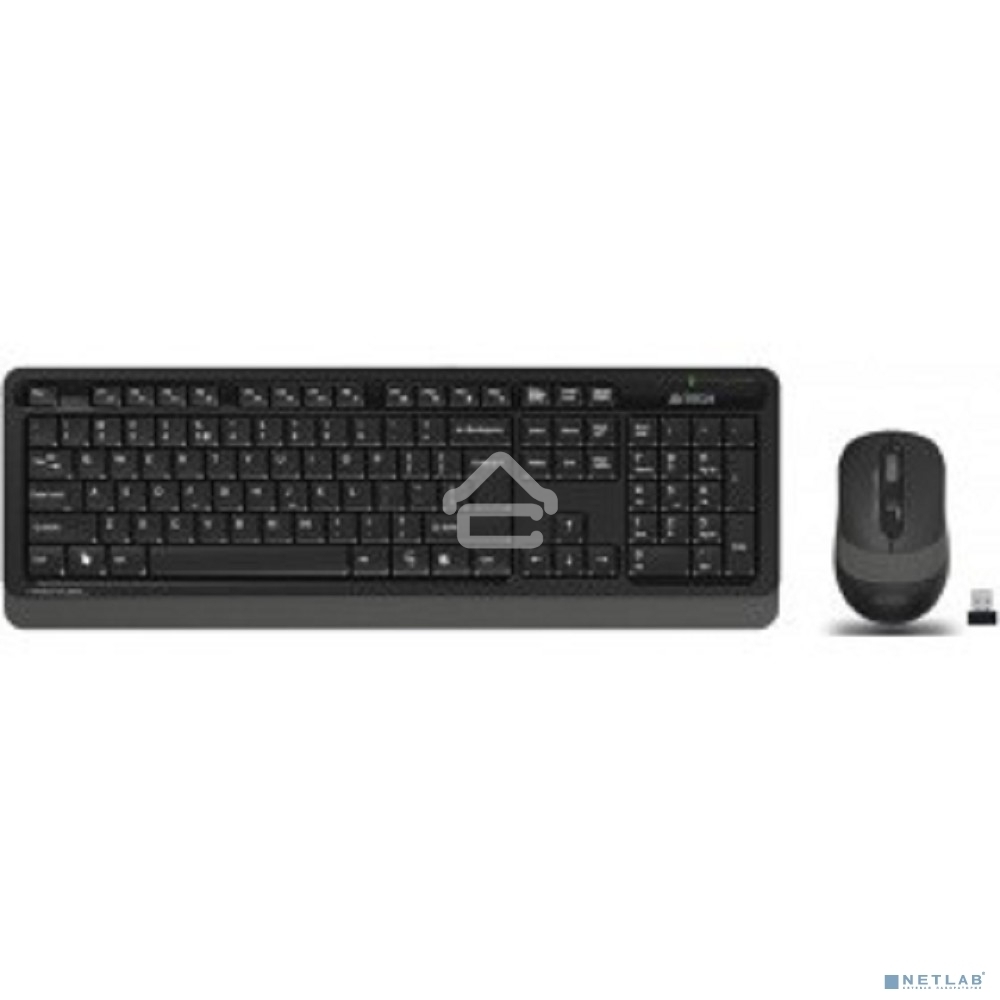 Клавиатура + мышь A4Tech Fstyler FG1010 клав:черный/серый мышь:черный/серый USB беспроводная Multimedia