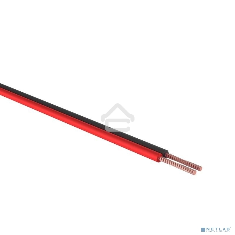 Кабель акустический Rexant 2х2,50 мм², красно-черный, мини-бухта 10 м