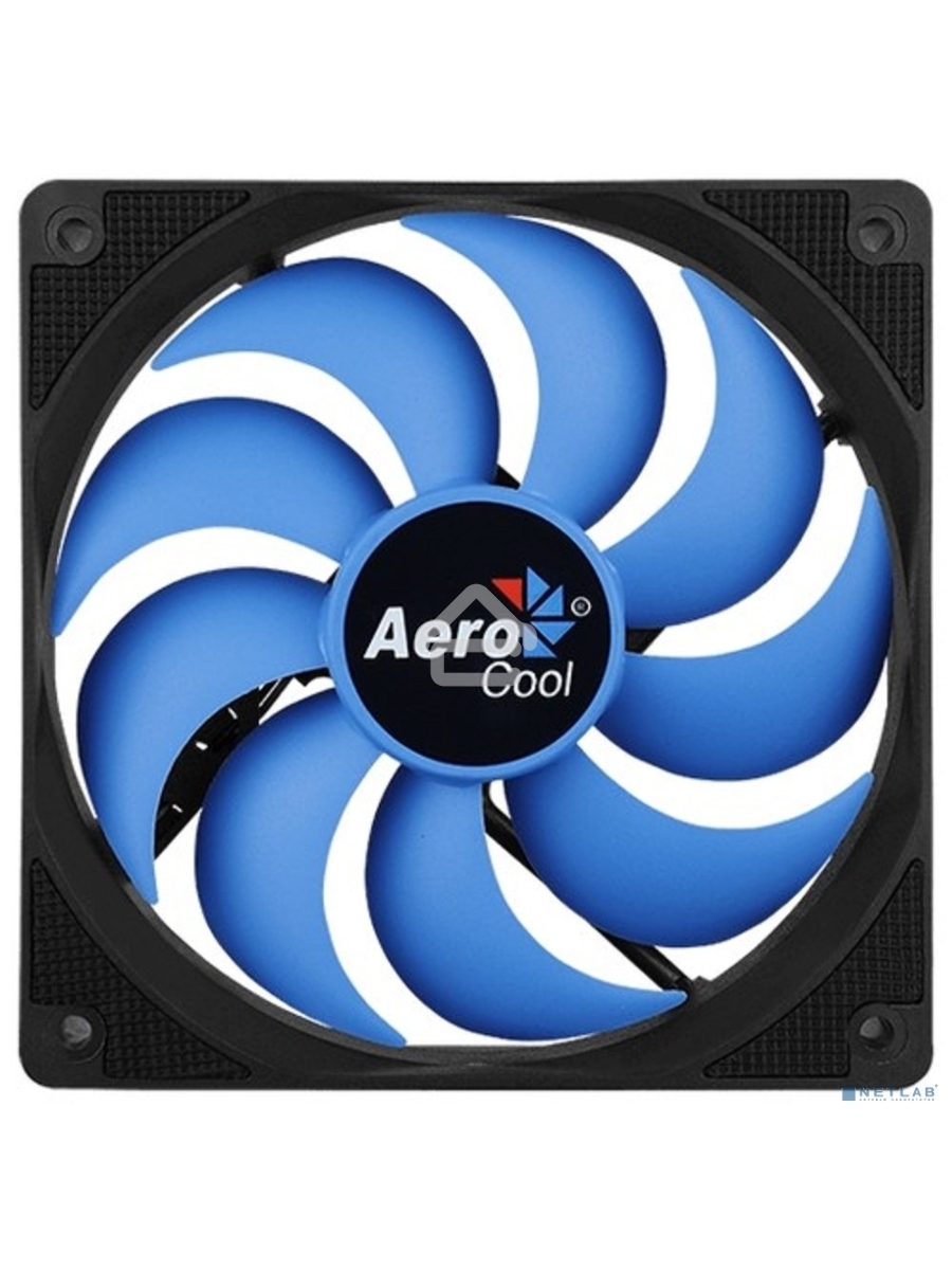 Вентилятор для корпуса AeroCool / Formula Motion 12 Plus черный, 120 мм, 1200 об/мин, 22.1 дБ, 3 pin