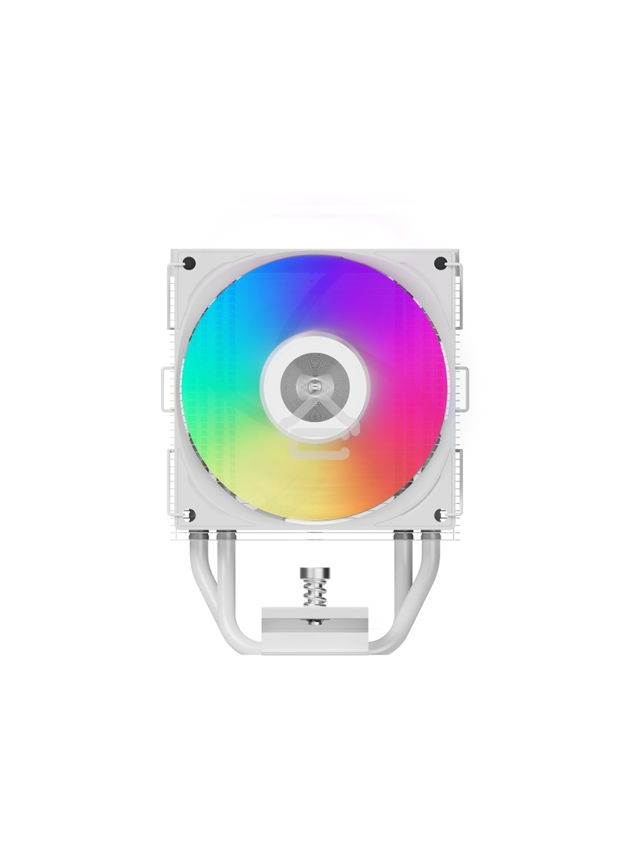 Кулер PCCooler R400 ARGB белый 92мм алюминий+медь 2200rpm 30db 4-pin 180W 133мм