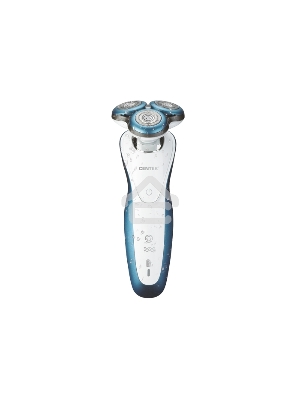 Бритва Centek CT-2163 (серебр) ротор, +ВЛАЖНОЕ БРИТЬЁ, 3 плав.головки, 2-йные лезвия, до 40 мин. раб