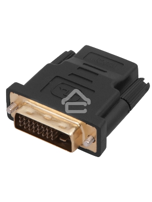 Переходник Rexant (17-6811) ПЕРЕХОДНИК шт.DVI - гн.HDMI GOLD