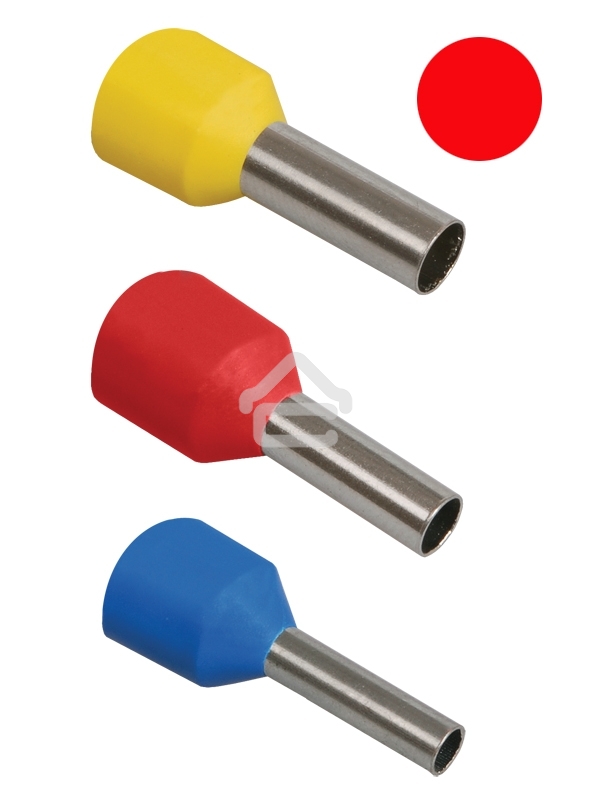 Наконечник-гильза Е1508 1.5 кв.мм красн. (уп. 20 шт) IEK UGN10-4-D15-03-08