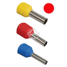 Наконечник-гильза Е1508 1.5кв.мм красн. (уп.20шт) IEK UGN10-4-D15-03-08