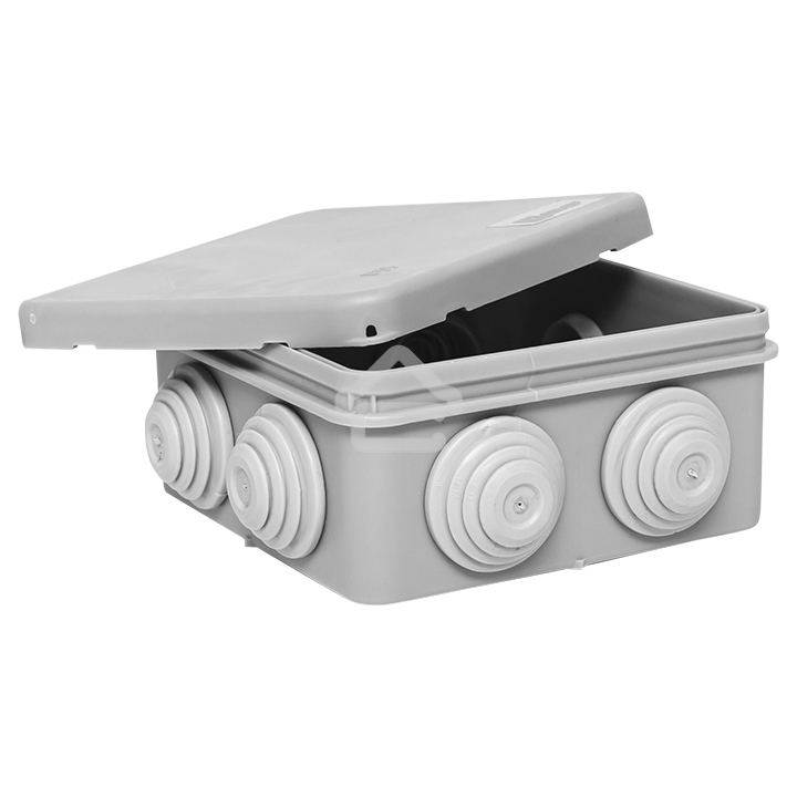 Коробка распределительная EKF КМР-030-031 с крышкой наружная (85х85х40) 8 мембр. вводов IP55