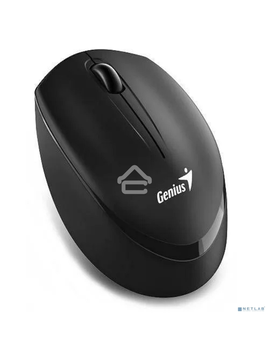 Мышь беспроводная Genius NX-7009 черный, 1200 dpi, радиоканал, USB, кнопки - 3