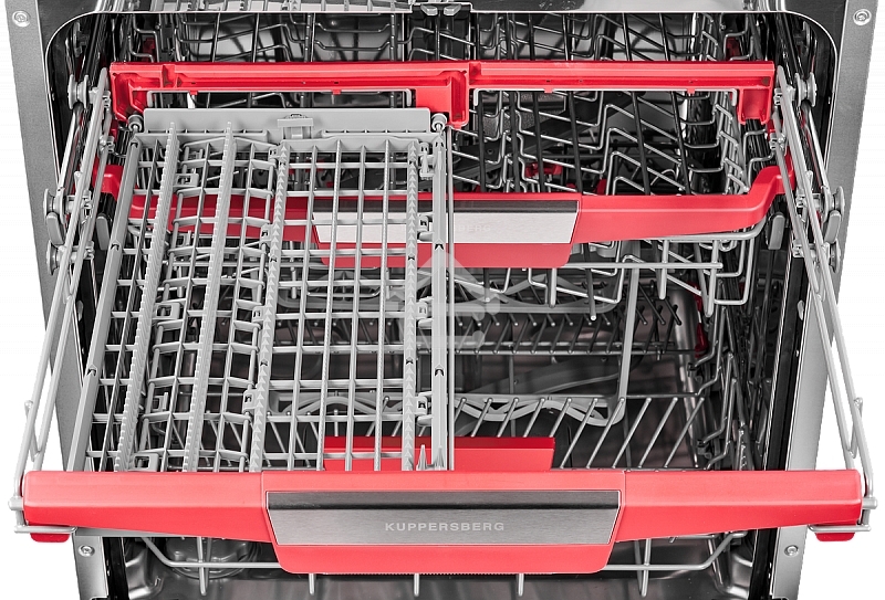 Встраиваемая посудомоечная машина Kuppersberg GLM 6075, серебристый, 59.8 см, 14 компл., 44 дБ, класс A++