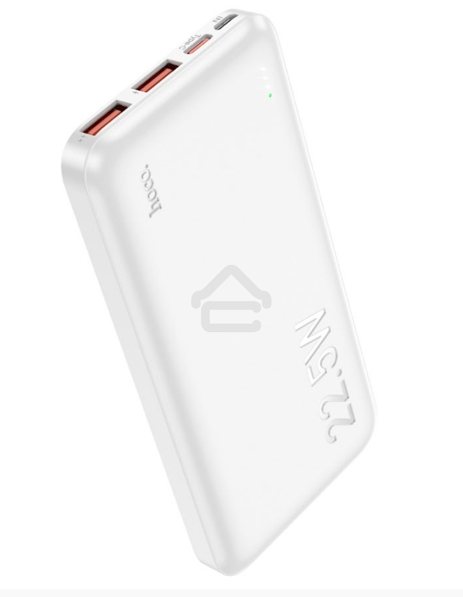 Портативный аккумулятор Hoco J101 Astute 10000mAh QC3.0/PD3.0 22.5W 5A 2xUSB-A/USB-C белый (J101 ASTUTE белый)