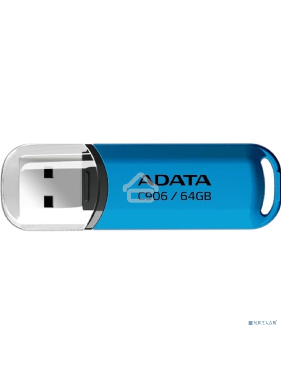 Флеш диск A-DATA Classic C906, 64GB USB 2.0, синий