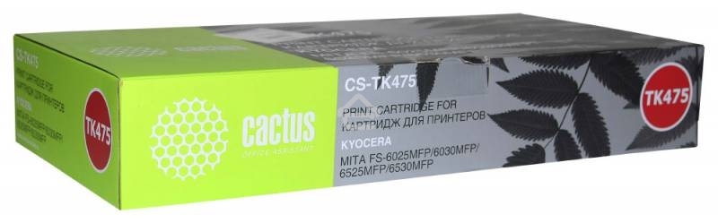 Картридж лазерный Cactus CS-TK475 черный (15000 стр.) для Kyocera FS-6025/B/6030