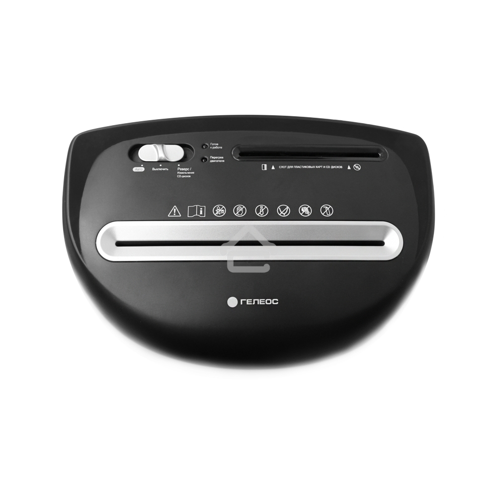 Шредер ГЕЛЕОС Уничтожитель документов УП23-4 DIN P-4 (4 ур-нь секр.), фрагмент 3,9х35мм, 14-16 лист (70г/м2), CD/пл.карты/скрепки/скобы, 23 л.