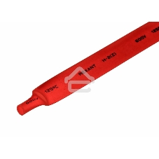 Термоусаживаемая трубка Rexant 9,0/4,5 мм, красная, упаковка 50 шт. по 1 м