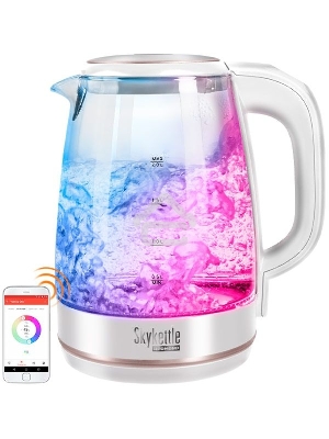 Чайник электрический Redmond RK-G203S 1.7л. 2200Вт белый (корпус: пластик)