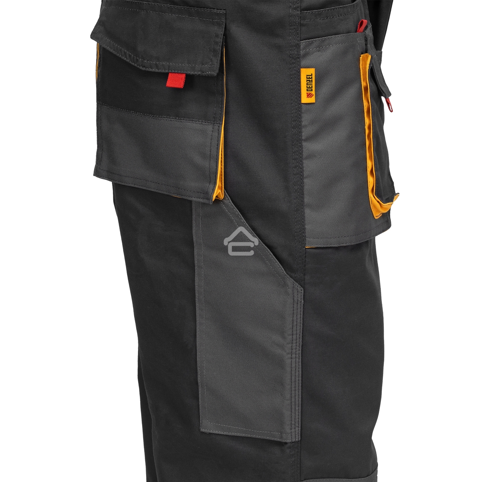 Брюки профессиональные рабочие Denzel 65% полиэстер 35% хлопок, XXXL