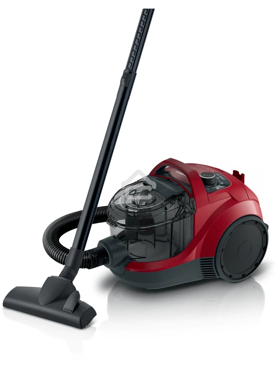 Пылесос Bosch BGS21WX200 красный, 2000 Вт, уборка сухая, пылесборник контейнер, 2 л