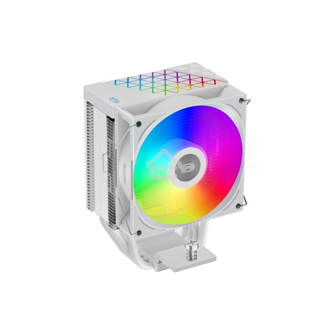 Кулер PCCooler R400 ARGB белый 92мм алюминий+медь 2200rpm 30db 4-pin 180W 133мм