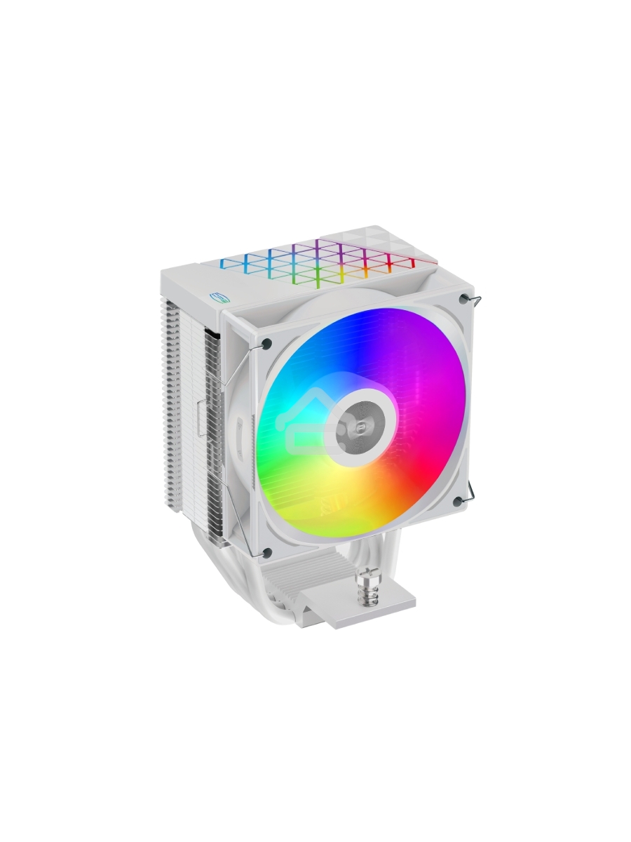 Кулер PCCooler R400 ARGB белый 92мм алюминий+медь 2200rpm 30db 4-pin 180W 133мм