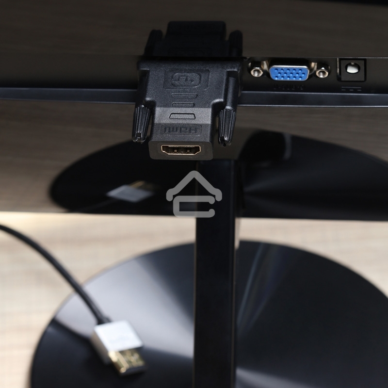 Переходник Rexant (17-6811) ПЕРЕХОДНИК шт.DVI - гн.HDMI GOLD