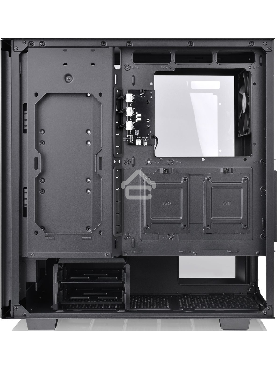 Компьютерный корпус Thermaltake V350 TG ARGB AIR черный без БП ATX 2x120mm 2x140mm 2xUSB2.0 1xUSB3.0 audio bott PSU