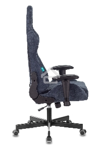 Кресло игровое Бюрократ VIKING KNIGHT LT27 FABRIC синий крестовина металл/пластик