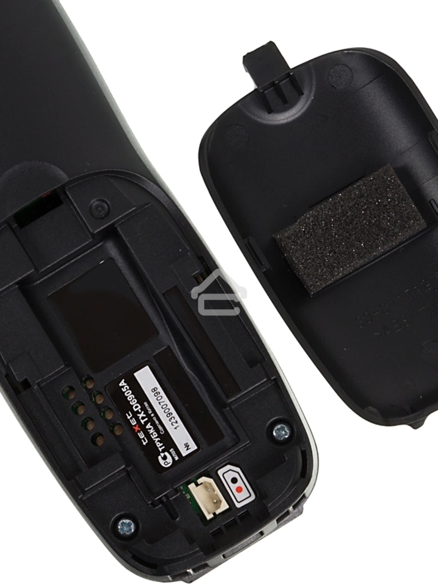 Радиотелефон teXet TX-D6905A черный (громкая связь,телефонная книга на 50 имен и номеров, определитель номера, будильник)